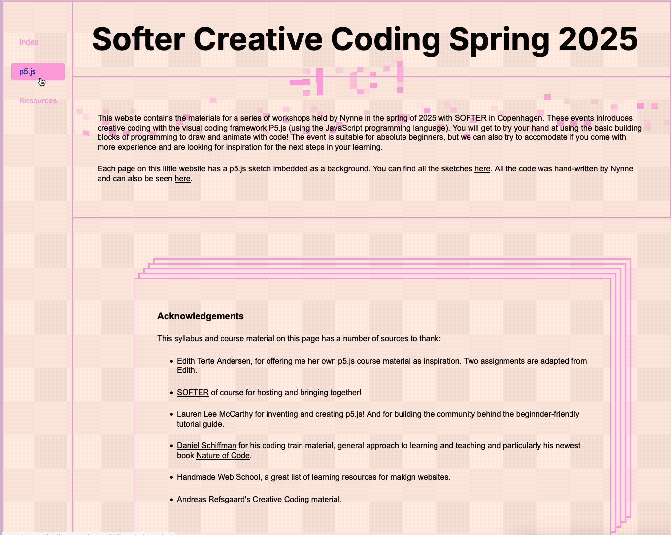 Softer website GIF